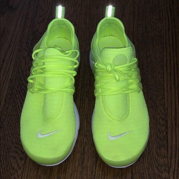 nike presto neon green